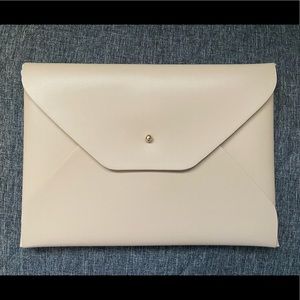 Vegan leather laptop sleeve